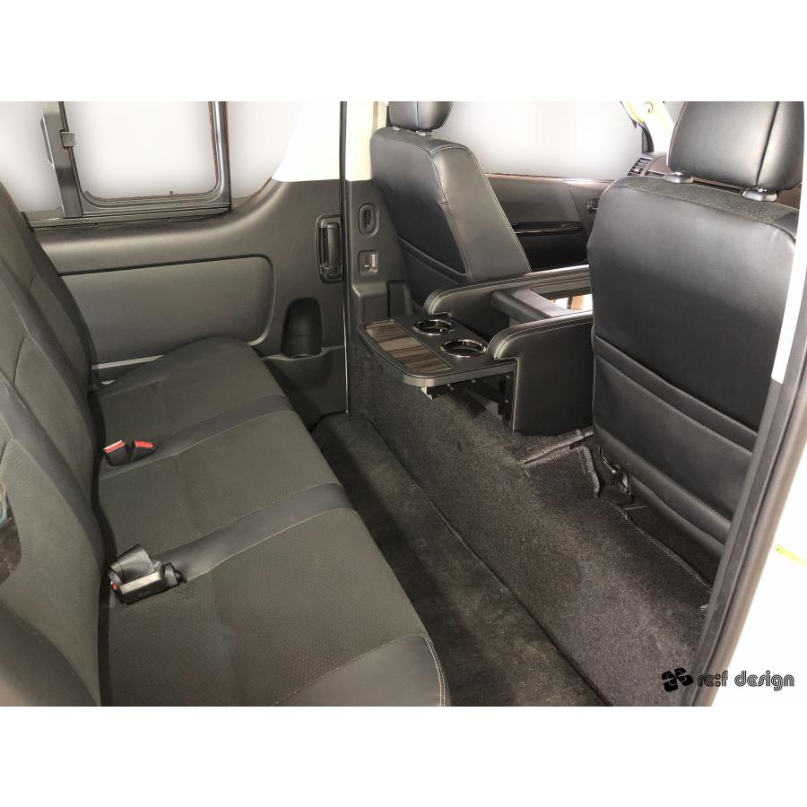 ハイエース　標準ボディ　センターコンソールボックス ハイエース 200系 コンソール ボックス LED アームレスト 標準