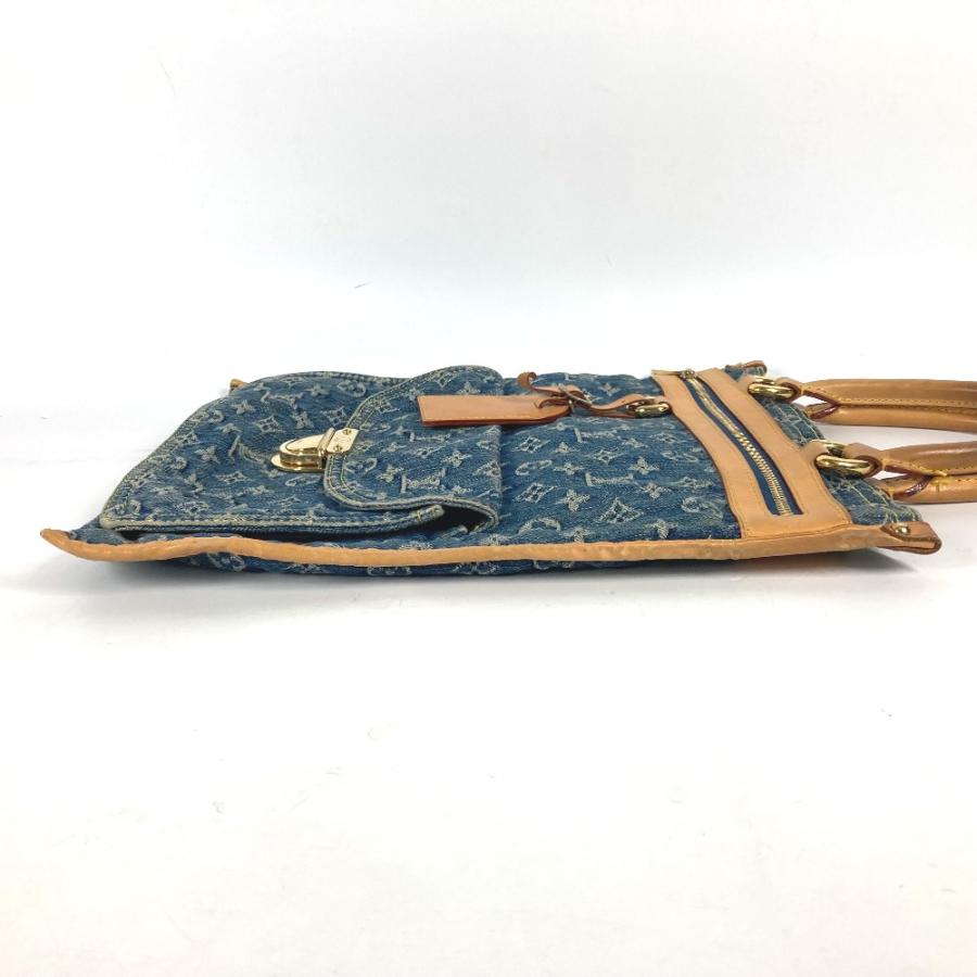 LOUIS VUITTON ルイヴィトン M95018  フラット・ショッパー トートバッグ カバン 肩掛け モノグラムデニム ショルダーバッグ【中古】 | LOUIS VUITTON | 07