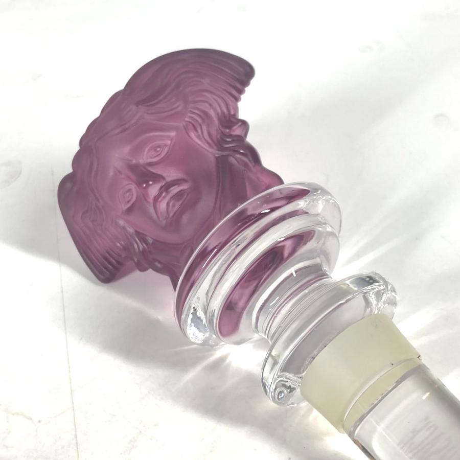 未使用 VERSACE ヴェルサーチ メデューサ ワインストッパー ボトルキャップ ボトルストッパー ローゼンタール  パープル【中古】の画像