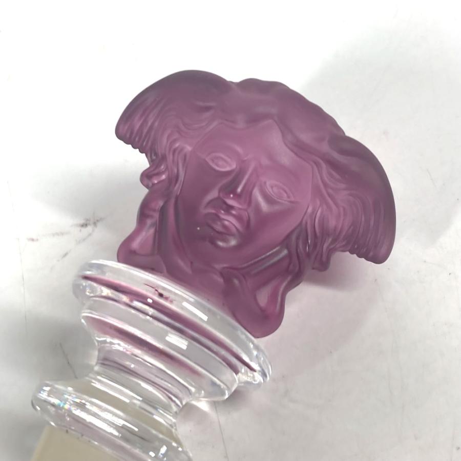 未使用 VERSACE ヴェルサーチ メデューサ ワインストッパー ボトルキャップ ボトルストッパー ローゼンタール  パープル【中古】の画像