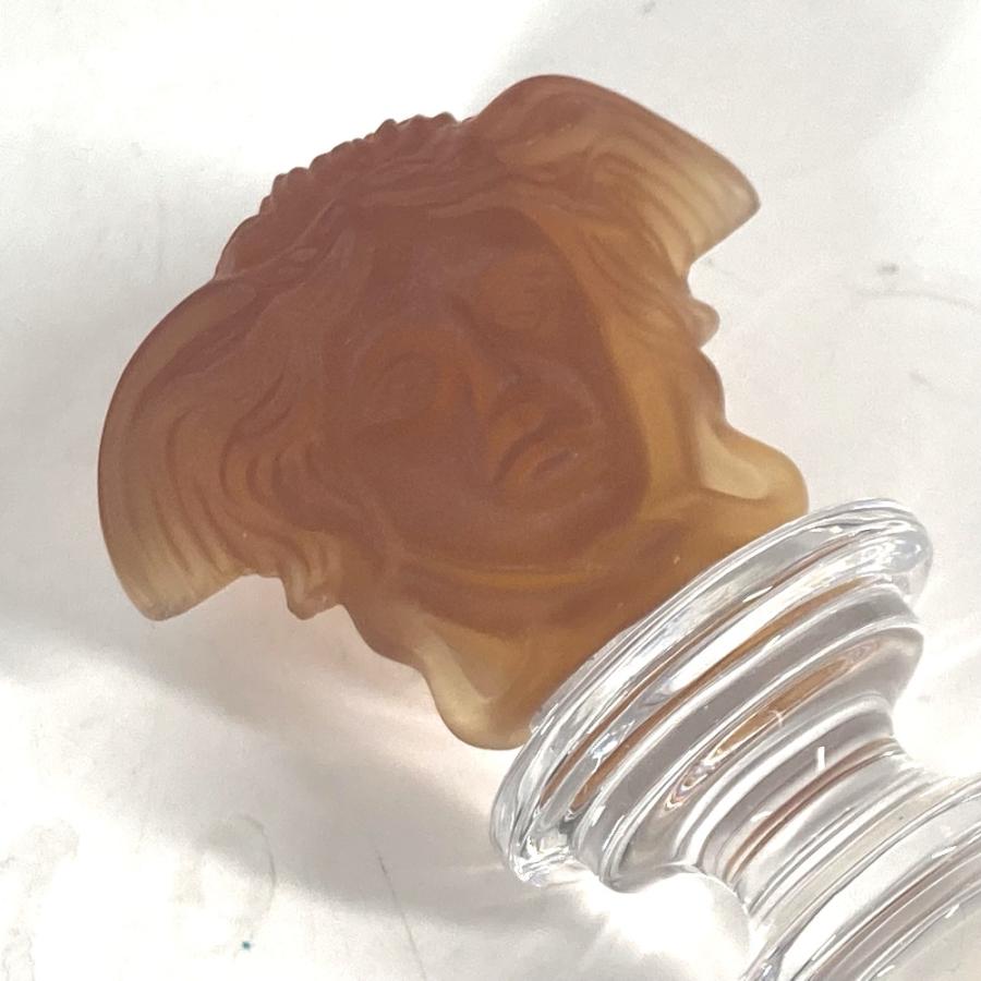 未使用 VERSACE ヴェルサーチ メデューサ ワインストッパー ボトルキャップ ボトルストッパー Rosenthal  オレンジ系 ユニセックス【中古】の画像
