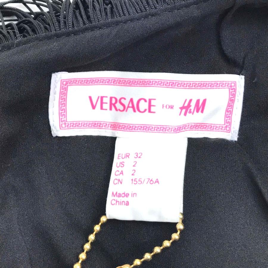 未使用品 H&M GIANNI VERSACE ヴェルサーチ forエイチアンドエム  ノースリーブワンピース XXS ドレス |  | 06