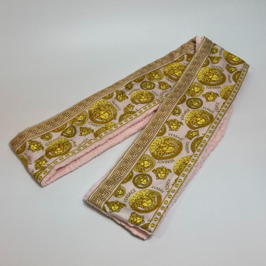 VERSACE ヴェルサーチ バスローブ メドゥーサ アンプリファイド ロゴガウン ルームウェア コットン ピンク メンズ【中古】未使用 |  | 09