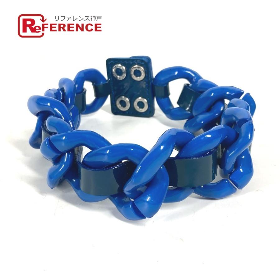 美品 VERSUS ヴェルサス チェーンネックレス アクセサリー ヴェルサーチ VERSACE ネックレス ブルー ユニセックス【中古】 | 