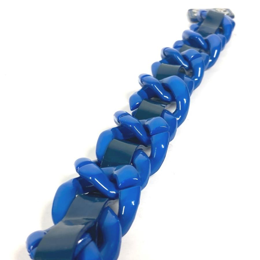 美品 VERSUS ヴェルサス チェーンネックレス アクセサリー ヴェルサーチ VERSACE ネックレス ブルー ユニセックス【中古】 |  | 08