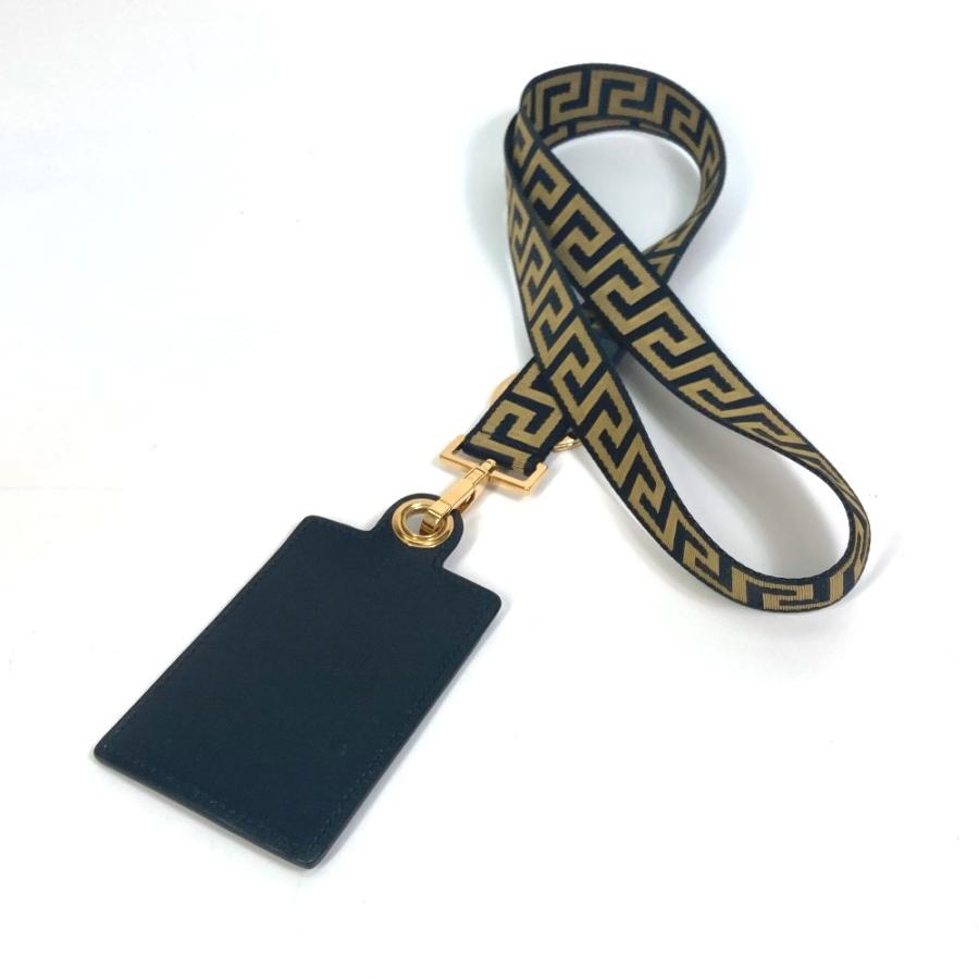 VERSACE ヴェルサーチ 名刺入れ パスケース グレカ カードケース Vロゴ