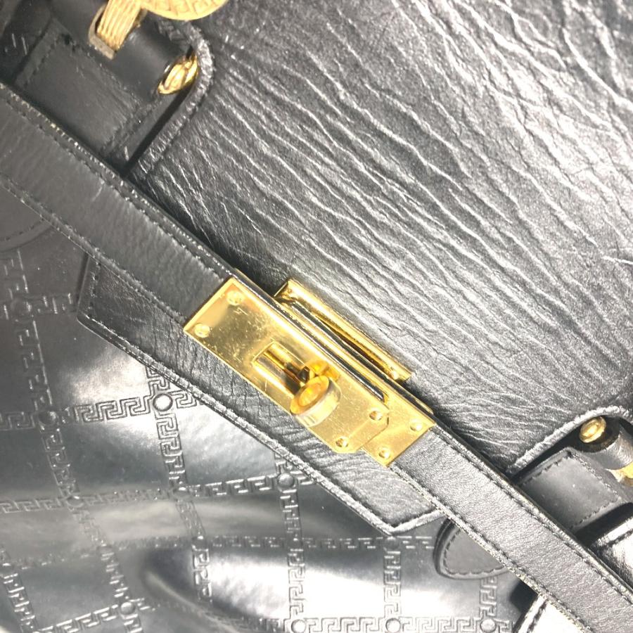 VERSACE ヴェルサーチ サンバースト カバン ハンドバッグ ヴィンテージ