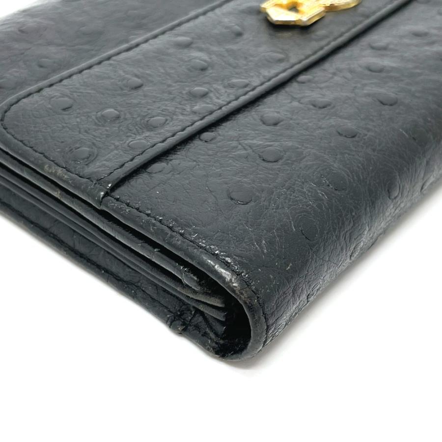 VERSACE ヴェルサーチ オーストリッチレザー サンバースト ロング