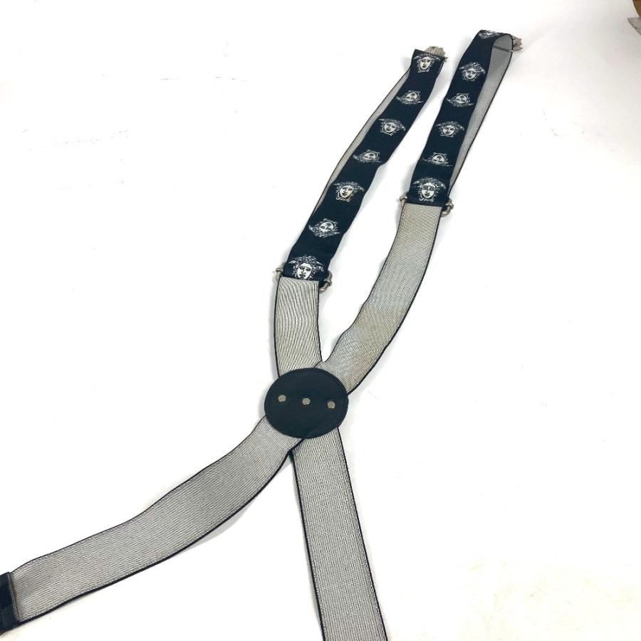 VERSACE ヴェルサーチ メデューサ ロゴ アクセサリー サスペンダー ブラック ユニセックス【中古】 |  | 06