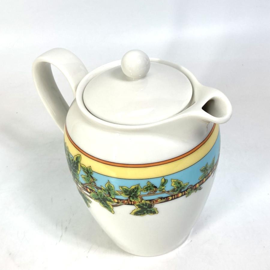 VERSACE ヴェルサーチ ローゼンタール Rosenthal ティーポット 食器 インテリア 雑貨 陶器 ホワイト レディース【中古】未使用の画像