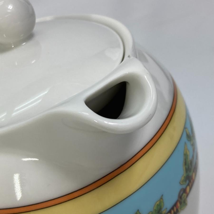 VERSACE ヴェルサーチ ローゼンタール Rosenthal ティーポット 食器 インテリア 雑貨 陶器 ホワイト レディース【中古】未使用の画像