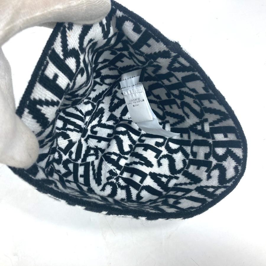 未使用 VERSACE ヴェルサーチ 総柄 ロゴ ビーニー 帽子 ニット帽 ニットキャップ ニット帽 ブラック ユニセックス【中古】 |  | 07