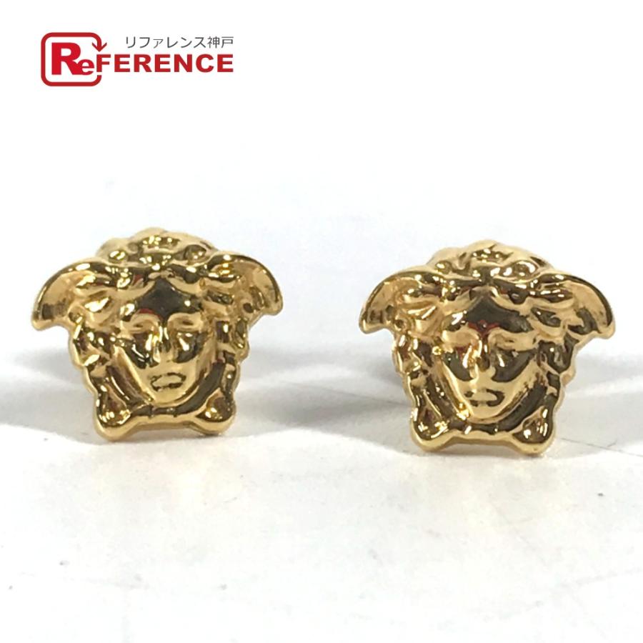 新品未使用 VERSACE ヴェルサーチ メデューサ スタッド ピアス ゴールド 美品 VERSACE ヴェルサーチ メデューサ アクセサリー ピアス