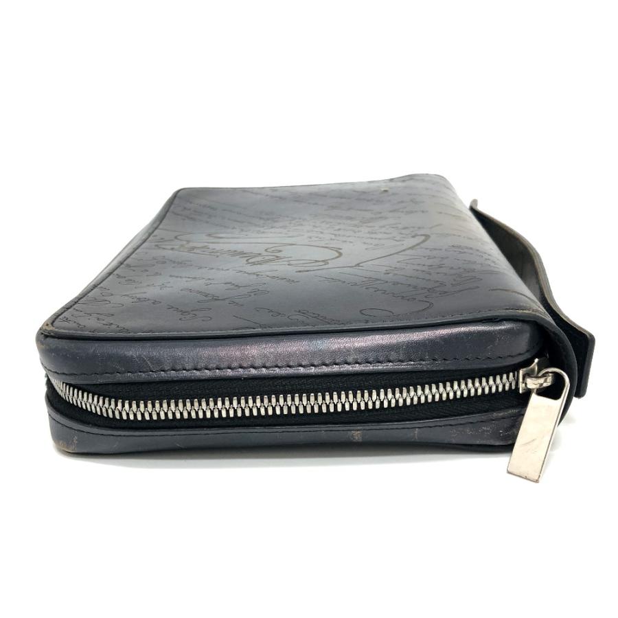 Berluti ベルルッティ イタウバワイド トラベルウォレット カリグラフィ 長財布 ブラック メンズ【中古】 |  | 02