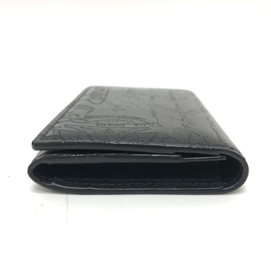 Berluti ベルルッティ カリグラフィ スクリット 名刺入れ カードケース ブラック メンズ【中古】 |  | 02
