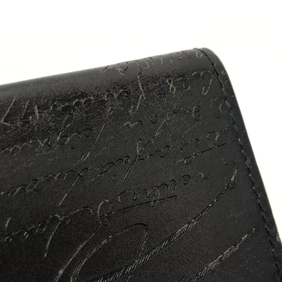 Berluti ベルルッティ カリグラフィ スクリット 名刺入れ カードケース ブラック メンズ【中古】 |  | 06