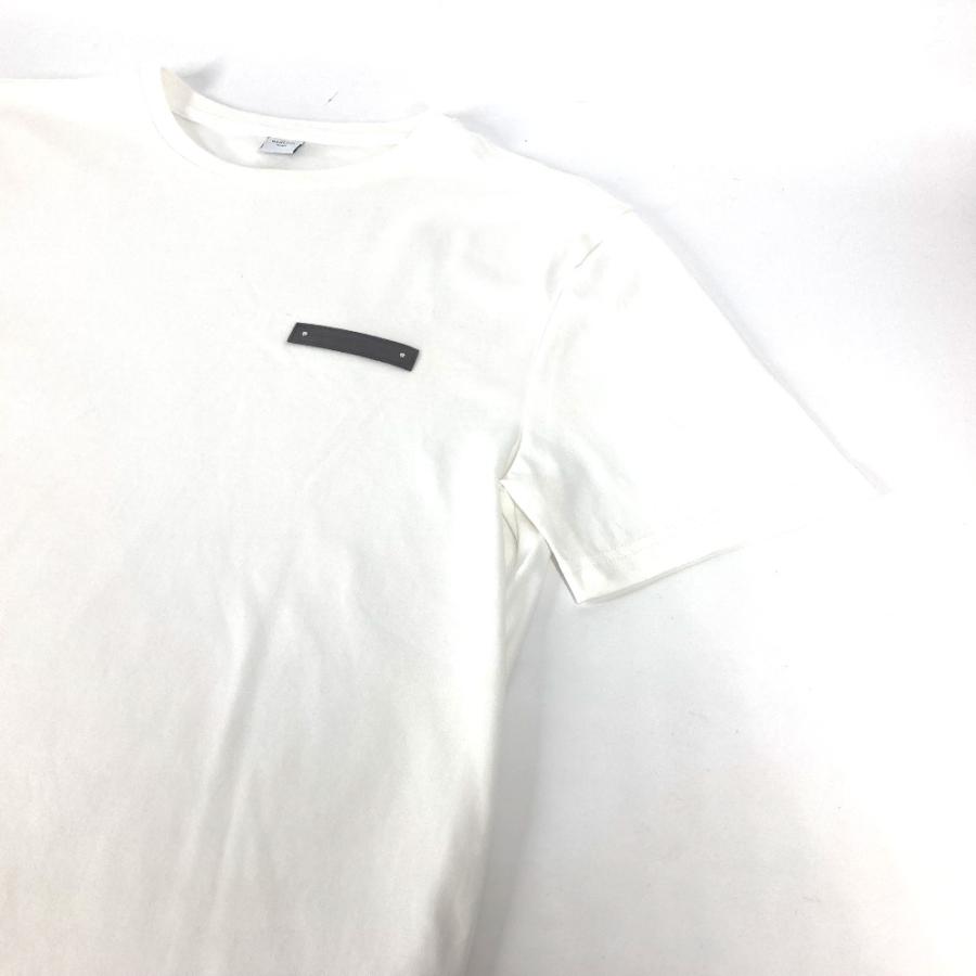 未使用 Berluti ベルルッティ レザータブ Tシャツ ロゴ アパレル  