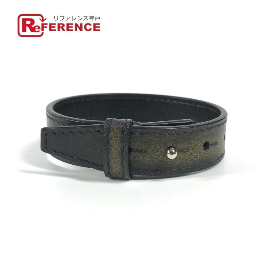 未使用 Berluti ベルルッティ ロゴ バングル アクセサリー 