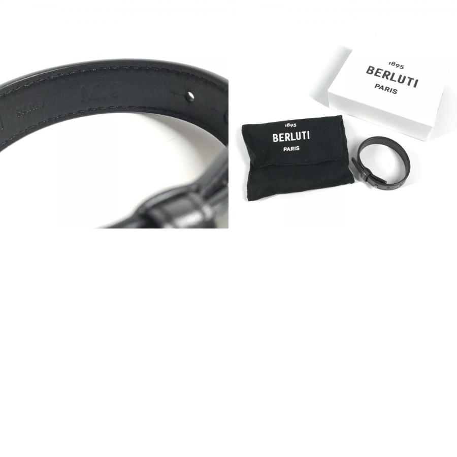 未使用 Berluti ベルルッティ ロゴ バングル アクセサリー 