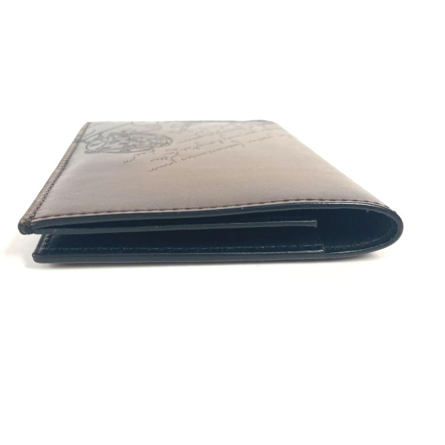 ベルルッティ パスポートケース 新品同様 Berluti ベルルッティ ロゴ パスポートカバー