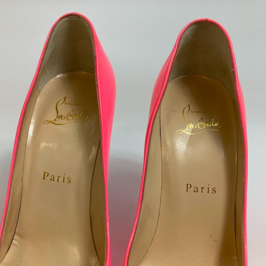 Christian Louboutin クリスチャンルブタン 3140495 ピガール フォリーズ エナメル パンプス パテントレザー 蛍光ピンク【中古】新品同様 | Christian Louboutin | 05