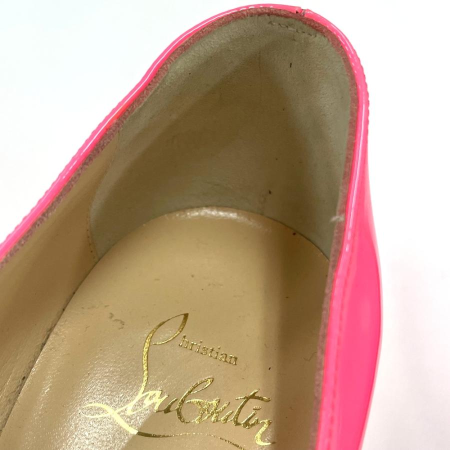 Christian Louboutin クリスチャンルブタン 3140495 ピガール フォリーズ エナメル パンプス パテントレザー 蛍光ピンク【中古】新品同様 | Christian Louboutin | 06