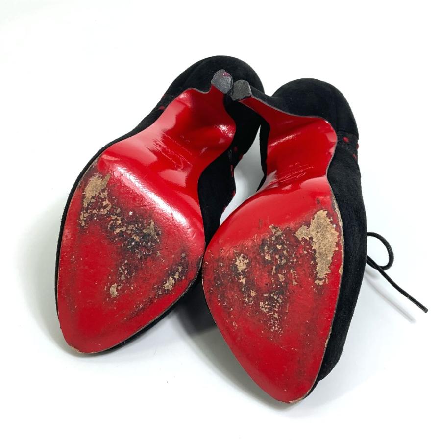 Christian Louboutin クリスチャンルブタン レース ドット オープン 
