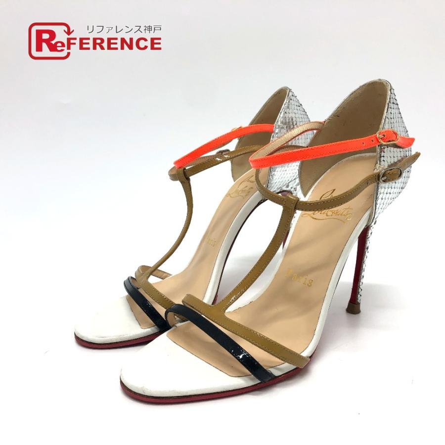 Christian Louboutin クリスチャンルブタン アンクルストラップ 靴 アパレル小物 パンプス マルチカラー レディース【中古】 | Christian Louboutin
