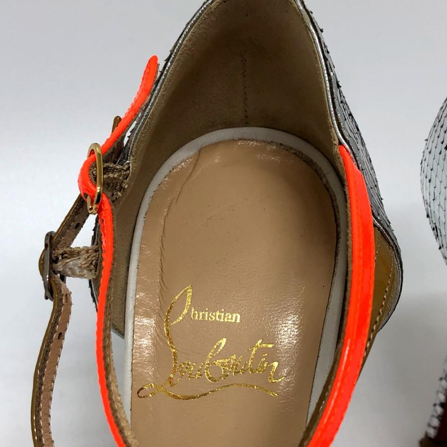 Christian Louboutin クリスチャンルブタン アンクルストラップ 靴 アパレル小物 パンプス マルチカラー レディース【中古】 | Christian Louboutin | 04