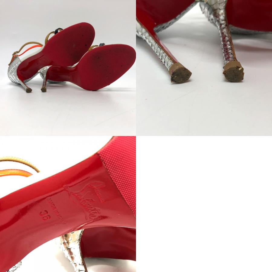 Christian Louboutin クリスチャンルブタン アンクルストラップ 靴 アパレル小物 パンプス マルチカラー レディース【中古】 | Christian Louboutin | 09