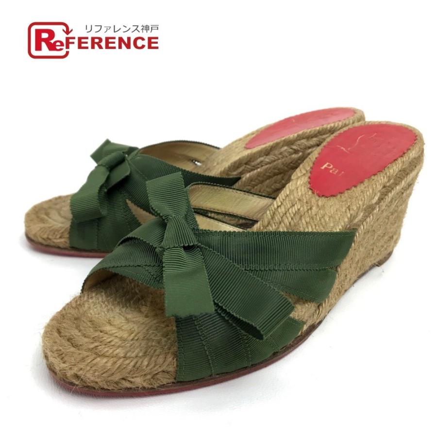 Christian Louboutin クリスチャンルブタン ウェッジソール ミュール