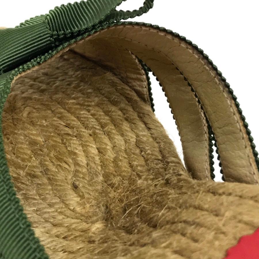 Christian Louboutin クリスチャンルブタン ウェッジソール ミュールサンダル リボン サンダル 麻 レディース | Christian Louboutin | 07