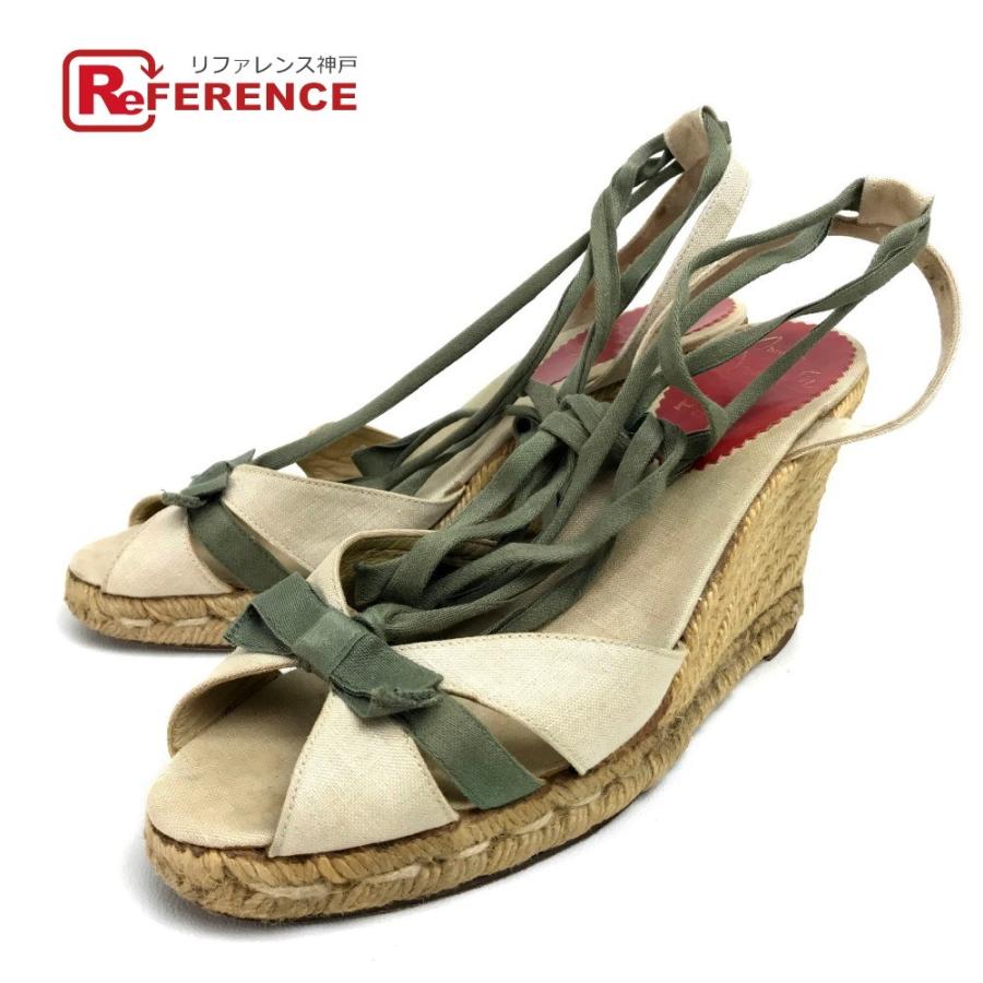 Christian Louboutin クリスチャンルブタン ウェッジソール レースアップ リボン サンダル /麻 :106500-6324-3:リファレンス コレクション - 通販 - Yahoo!ショッピング Christian Louboutin クリスチャンルブタン ウェッジソール レースアップ リボン サンダル /麻 :106500-6324-3:リファレンス コレクション - 通販 - Yahoo!ショッピング