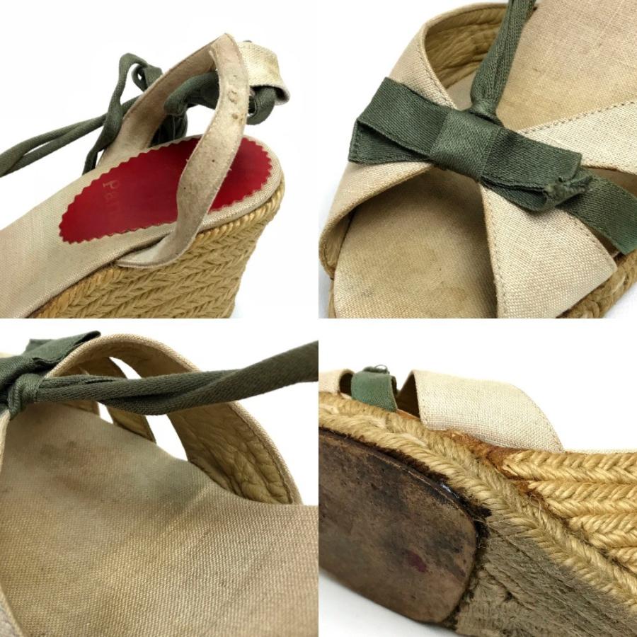 Christian Louboutin クリスチャンルブタン ウェッジソール レース  