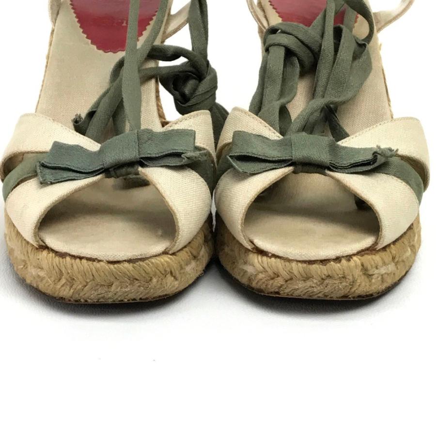 Christian Louboutin クリスチャンルブタン ウェッジソール レース  
