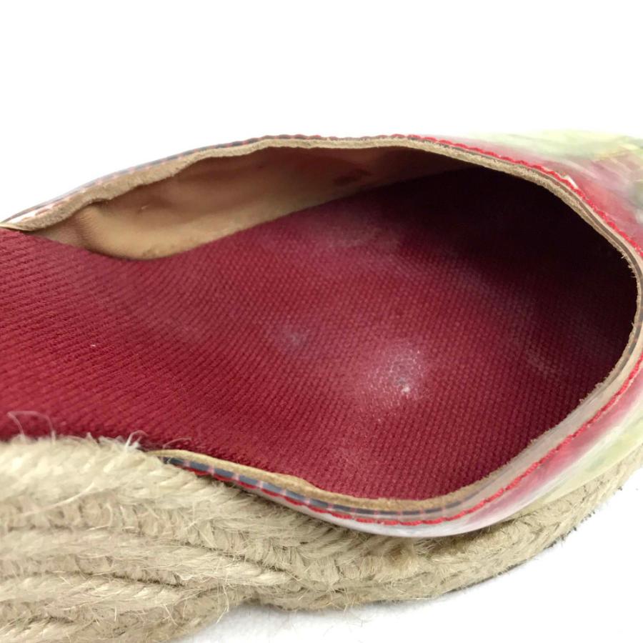 Christian Louboutin クリスチャンルブタン TRASH トラッシュ リボン レースアップ ウェッジソール ラウンドトゥ ヒール サンダル【中古】 | Christian Louboutin | 07