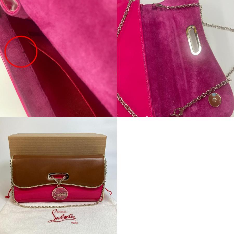 未使用級✨クリスチャンルブタン　リヴィエラフラップチェーンバッグ パーティバッグ Christian Louboutin（クリスチャンルブタン） 1120586 バイカラー