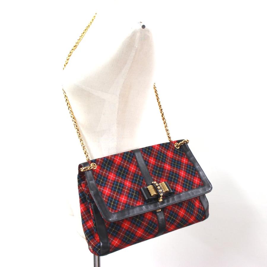 Christian Louboutin クリスチャンルブタン チェック柄 スウィートチャリティー ショルダーバッグ | Christian Louboutin | 05