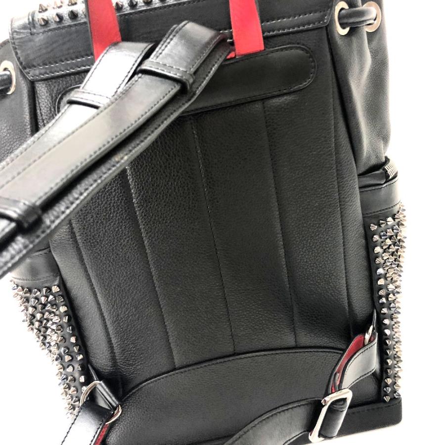【新品同様】ルブタン エクスプローラーファンク リュック 黒 スタッズ スパイク Christian Louboutin ルブタン リュックサック パック スパイク
