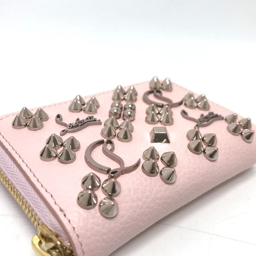 Liela shop様 ルブタン パネトーネ ミニ財布 ケース スタッズ Liela shop様 ルブタン パネトーネ ミニ財布 コインケース スタッズ