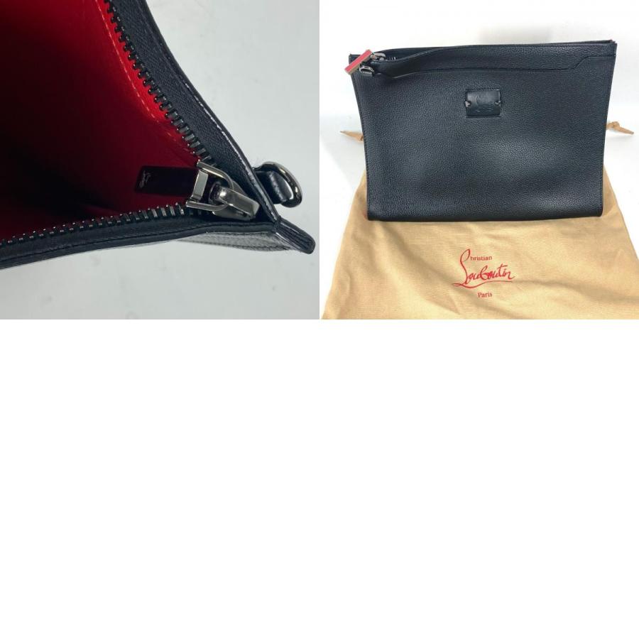 Christian Louboutin クリスチャンルブタン ロゴ SKY スカイ 2WAYバッグ クラッチバッグ ポーチ カバン ショルダーバッグ【中古】 | Christian Louboutin | 09