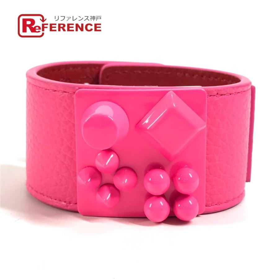 未使用 Christian Louboutin クリスチャンルブタン 3225023 ロゴ バングル アクセサリー W CARASKY ブレスレット ピンク 【中古】 | Christian Louboutin