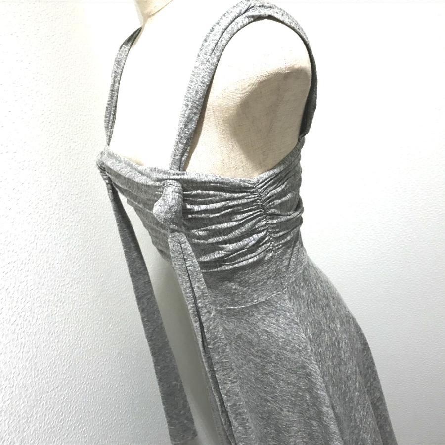 JILLSTUART ジルスチュアート 092-7162008 タイナドレープ ノースリーブ ワンピース レディース グレー | JILL STUART | 02