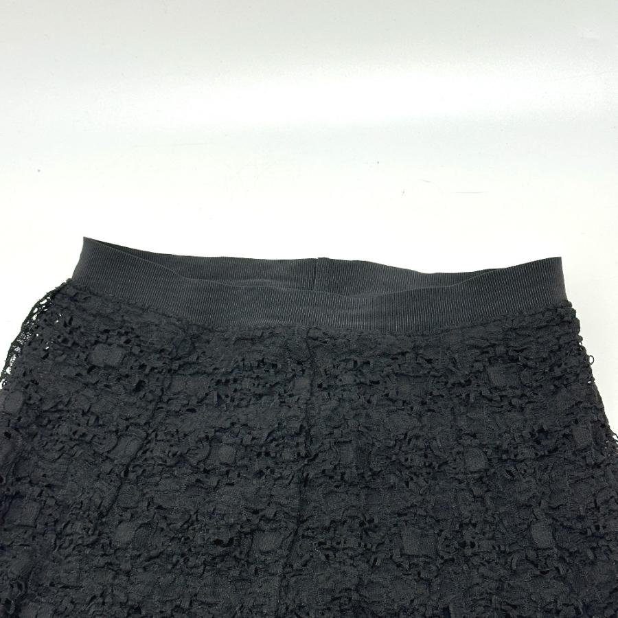 未使用 JILLSTUART ジルスチュアート 092-3260008 シュリンクジャージー レース アパレル トップス＆スカート セットアップ 黒色【中古】 | JILL STUART | 08