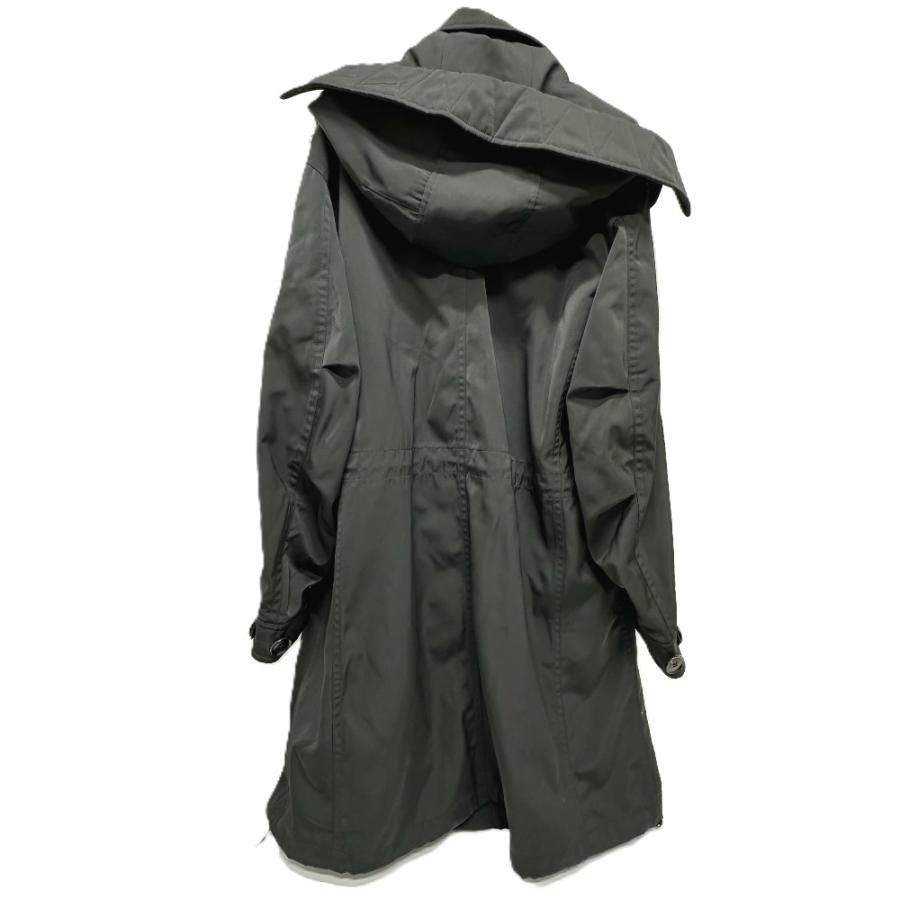 TOM FORD トムフォード TFO637 WZIP レザーパイピング フーデッド アパレル モッズコート ブラック メンズ【中古】 |  | 01