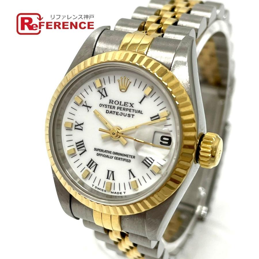 ROLEX ロレックス 69173 オイスターパーペチュアル デイトジャスト 自動巻き レディース腕時計 SS/K18YG レディース シルバー  :1100049-19645:リファレンス コレクション - 通販 - Yahoo!ショッピング