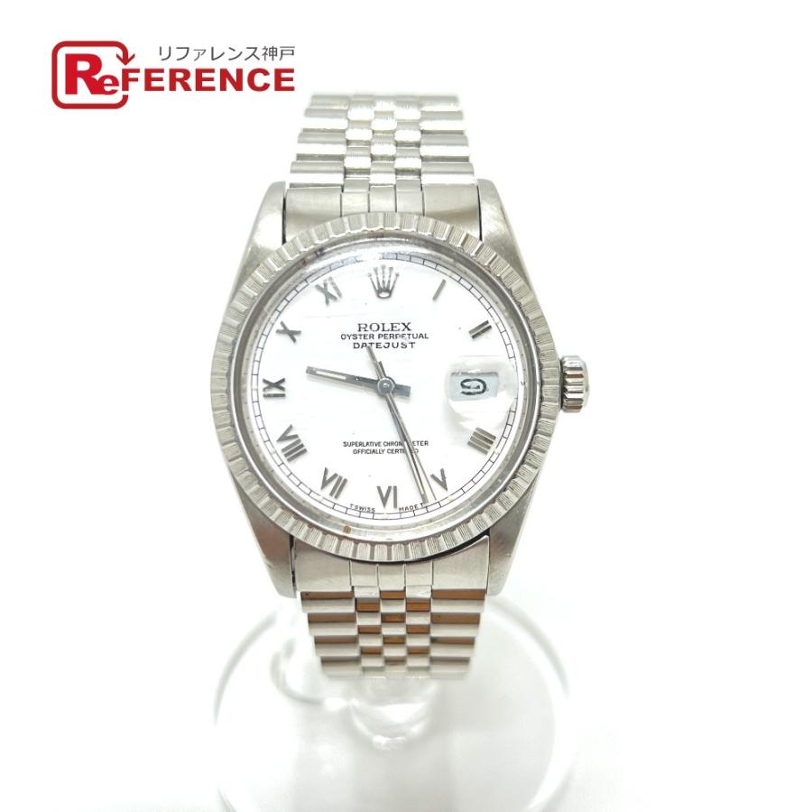 ROLEX（ロレックス） 16030 デイトジャスト 自動巻き 腕時計 シルバー メンズ【中古】 : リファレンス コレクション - 通販 ...