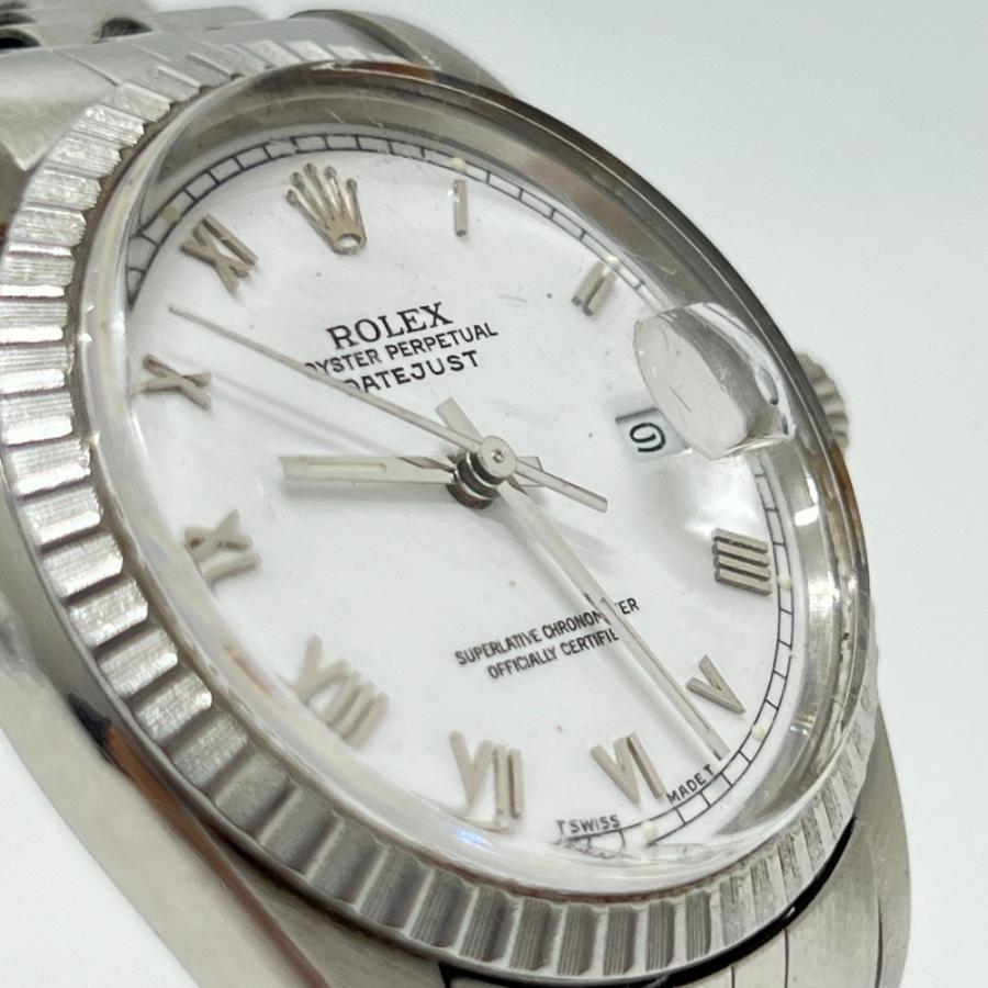 ROLEX（ロレックス） 16030 デイトジャスト 自動巻き 腕時計 シルバー メンズ【中古】 : リファレンス コレクション - 通販 ...