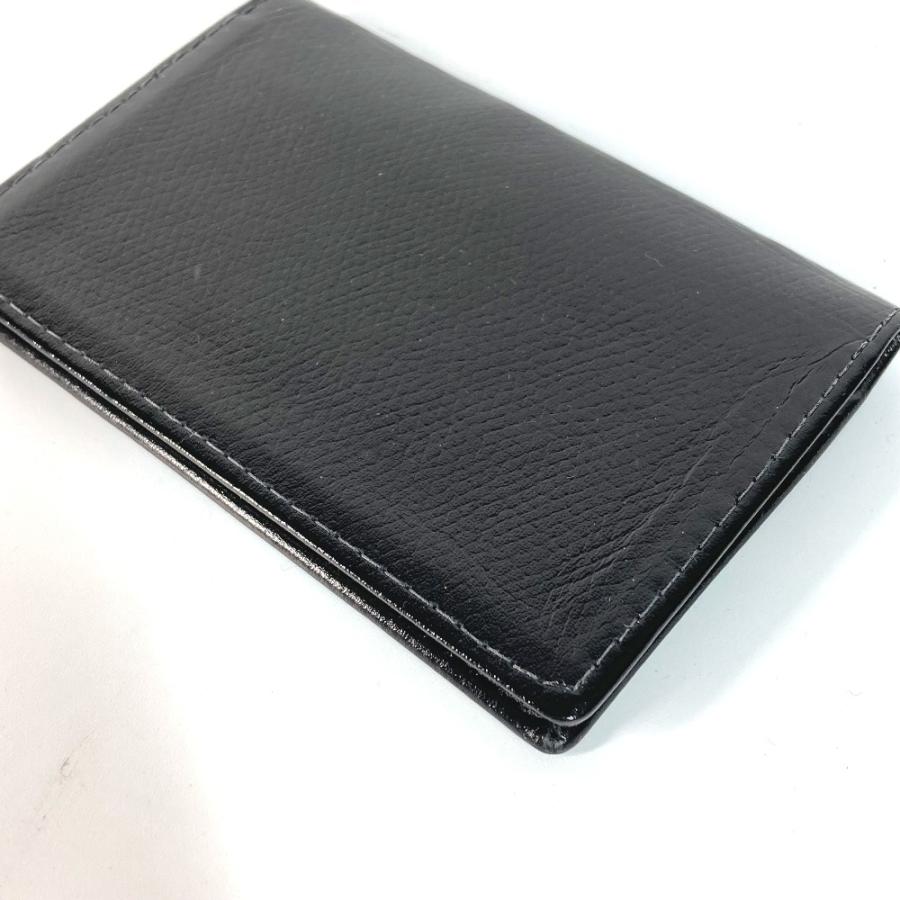 ティファニーの名刺入れ (ブラック)【未使用】 TIFFANY&Co. 美品 ティファニー ロゴ 名刺入れ パスケース 2