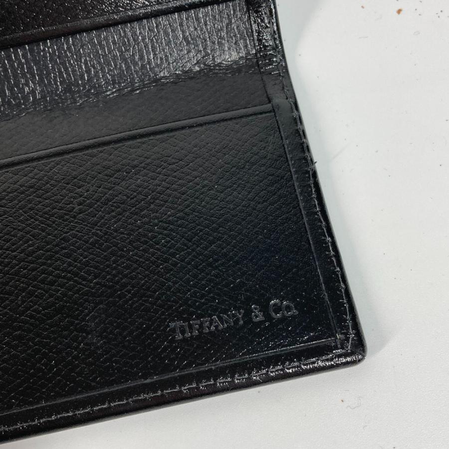 ティファニー 名刺入れ カードケース レザー ブラック 美品 70402 楽天市場】Tiffany&Co. ティファニーイタリア製カードケース